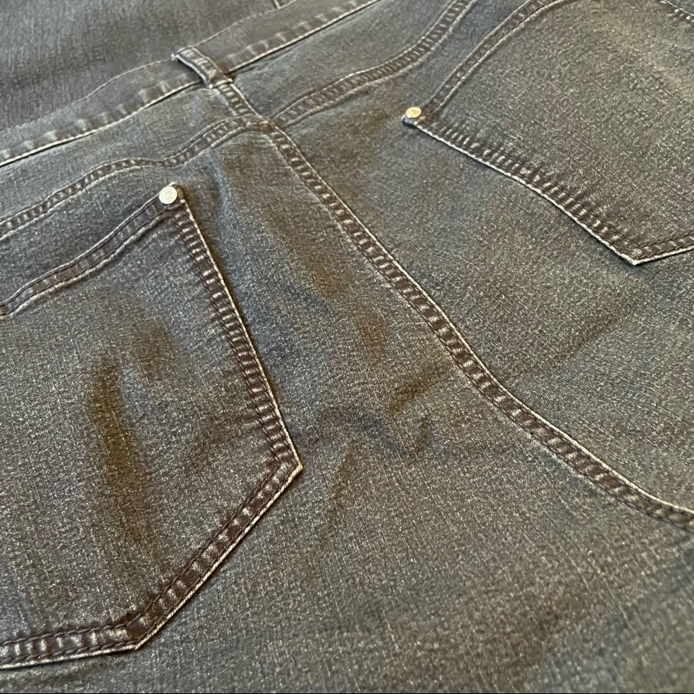 Lafayette 148 NY Thompson High Rise Dark Wash Stretch Denim Blue Jean Women’s 14 - Picture 13 of 15
